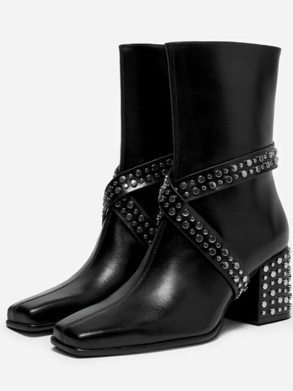 Zara by Ludovic de Saint Sernin studded Boots Size 39 Brand New in Box